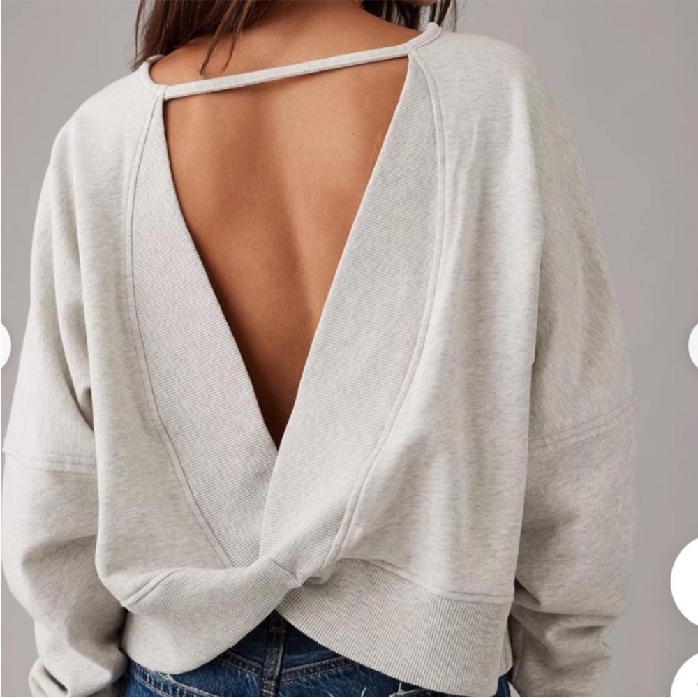 American Eagle Outfitters Jegging Fit Open Back Sweater